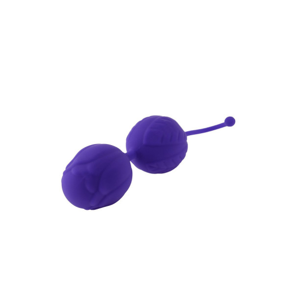 Boules de Geisha violet silicone 